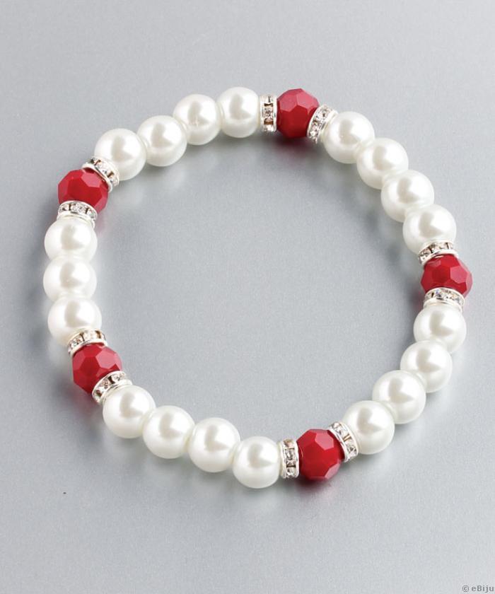 Brăţară “Holiday Pearls & Crystals”