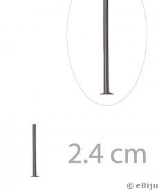 Ace cu cap T, gunmetal, 2.4 cm