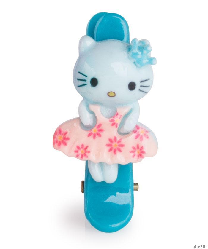 Clamă de păr Hello Kitty, pentru copii, albastru