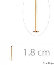 Talpas szerelőpálca, rózsaszín aranyszínű, 1.8 cm